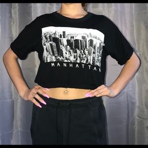 cozy manhattan crop top